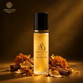 Special Gold Body Oil - frosted roll-on bottle with warm golden oil